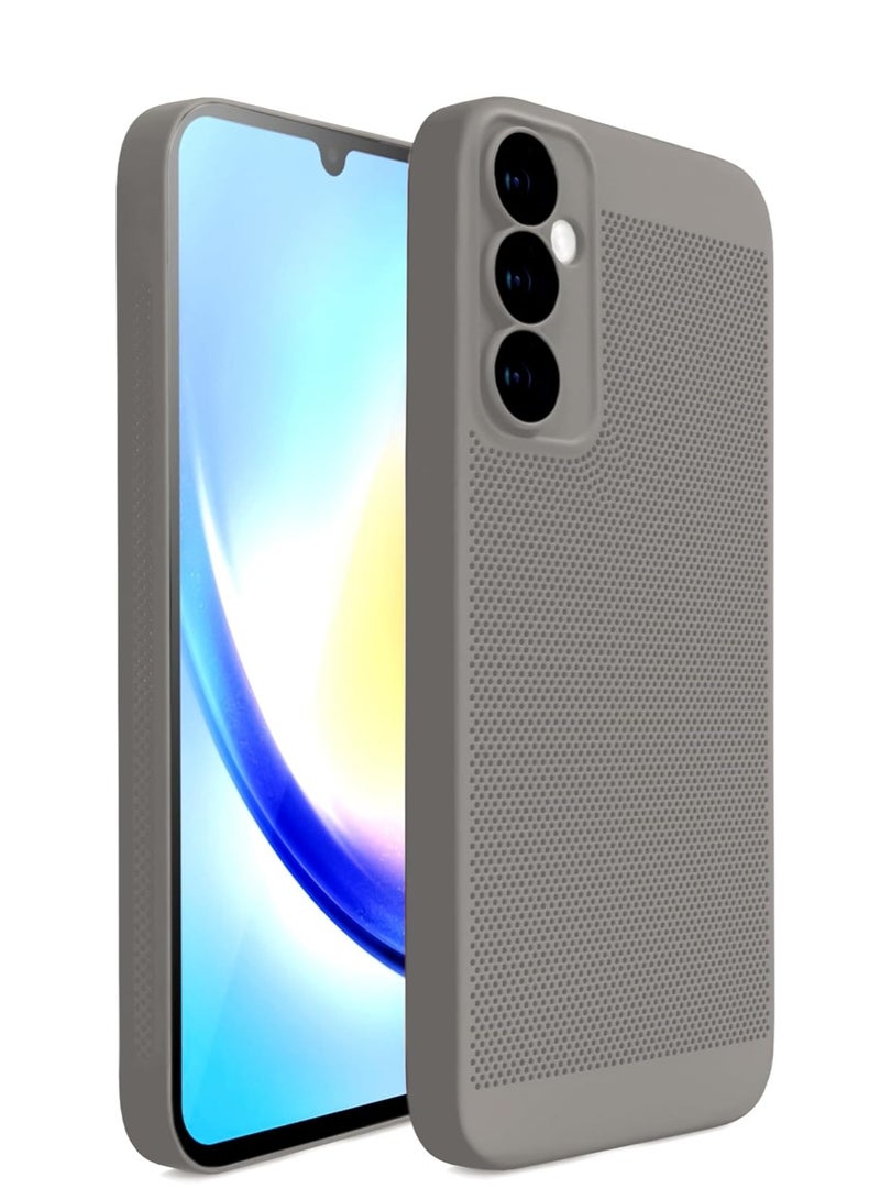 Case For Samsung Galaxy S23 FE 6.4-Inch Heat Dissipation Case with Built-in Camera Lens Protector Slim Fit Breathable Cooling Anti-Fingerprint Hard PC Back Shockproof Cover - Image 1