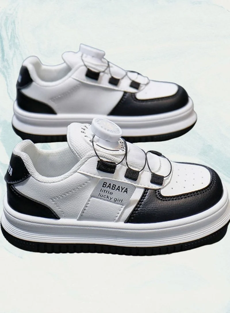 BABAYA Babaya Boys Paneled Sneakers with Stretch Lace