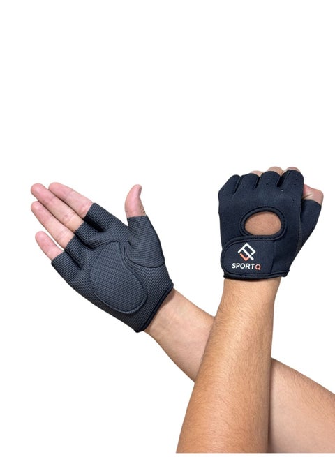 Fitness Gloves for Men Women Breathable Half Finger Sports Gloves, Anti-Slip Shock Absorption Sports Gloves, Suitable for Gym, Outdoor Cycling, Climbing