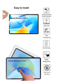 NAFCO Huawei Matepad 11.5 inch Tempered Glass Screen Protector – High Transparency, Delicate Touch, Anti-Explosion, Smooth Arc Edges, Easy Installation, Screen Protector for Huawei Matepad 11.5 inch  - Image 4
