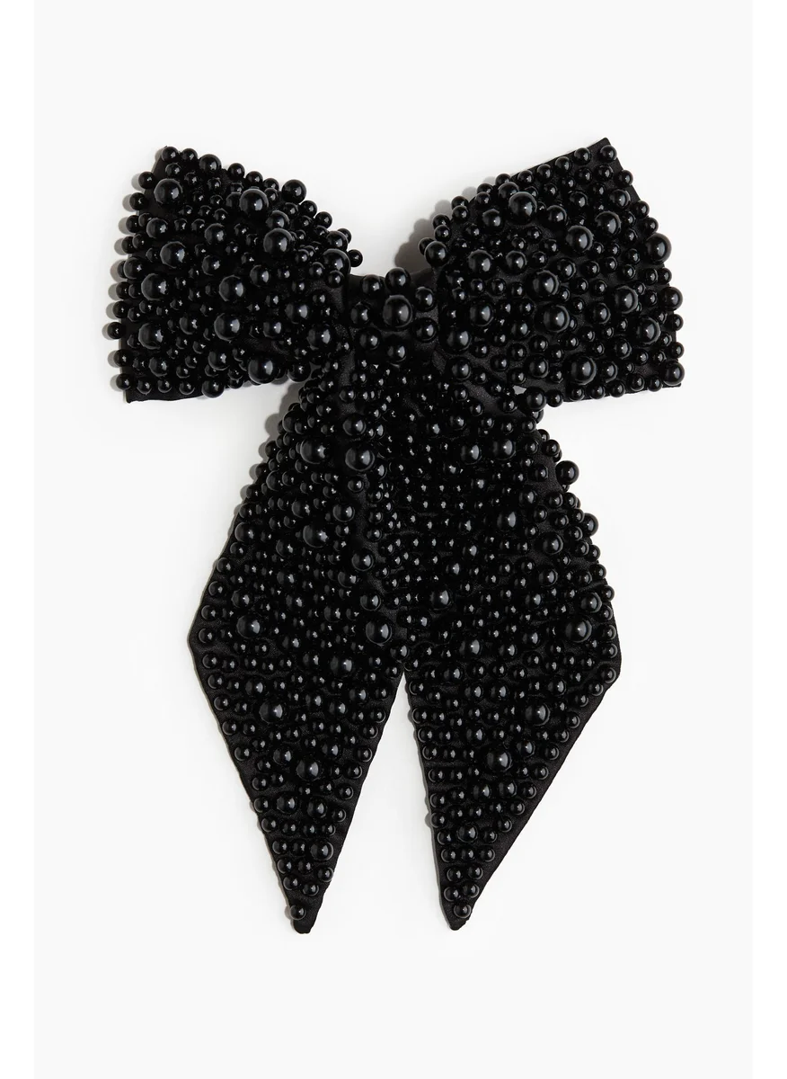 اتش اند ام Bow-Decorated Hair Clip