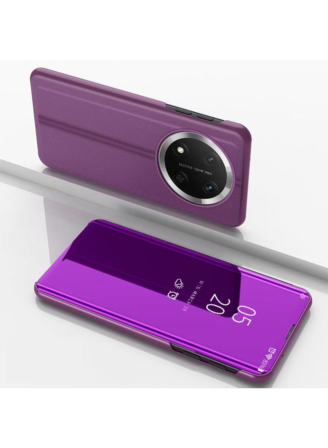 The Bros Case For Honor X9c Plated Mirror Horizontal Flip Leather Phone Case with Holder - Image 1