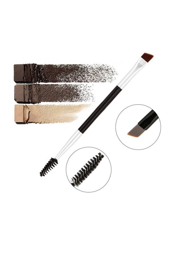Double Ended Eyebrow Brushes Comb Set Eyebrow Makeup Kit Eyebrow Brush Comb Design Allows for Precision Application of Brow Powders, Waxes and Gels and Evenly Blends Product (2 Pack)