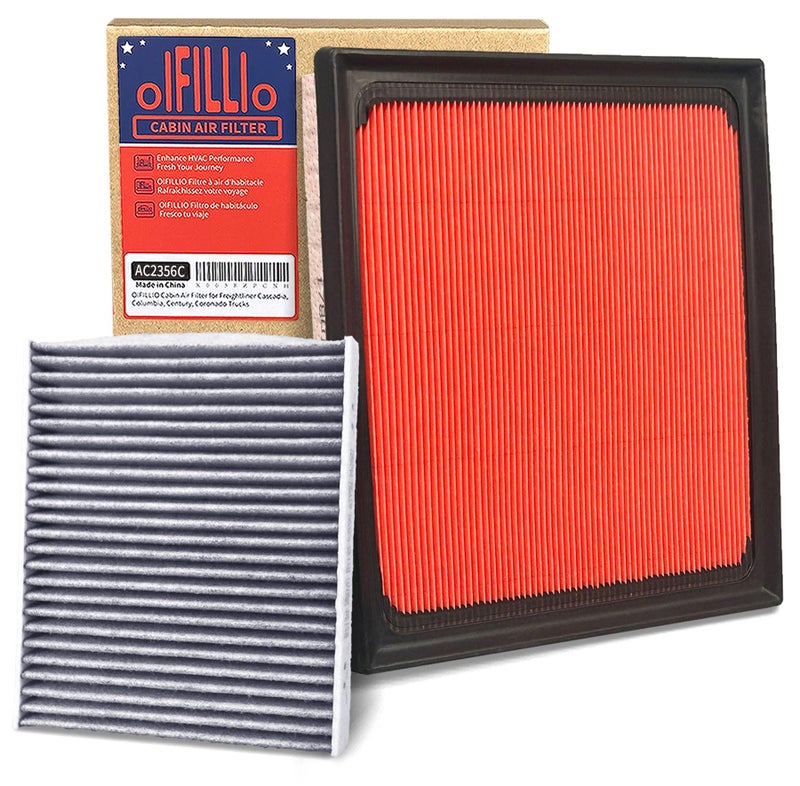 OIFILLIO Engine Cabin Air Filter for 2019-2024 RAV4 (NOT HYBRID), 2018-2024 Camry (NOT HYBRID), 2020-2025 Highlander (NOT HYBRID), Replaces 17801-25020 & 87139-58010 - Image 1