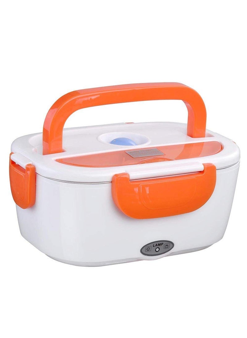 TOPHAVEN TOPHAVEN Plastic 40W Heated Portable Electric Food Warmer Electric Lunch Tiffin Box/Lunch Dabba with 2 Containers, 1.5 L (Multicolour)  - Image 1