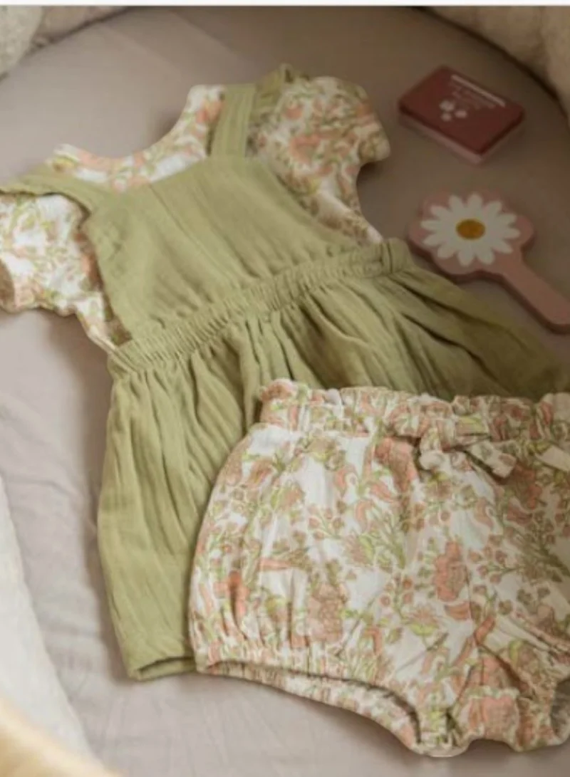 Dirkje Dirkje Ruffle dress & T-Shirt