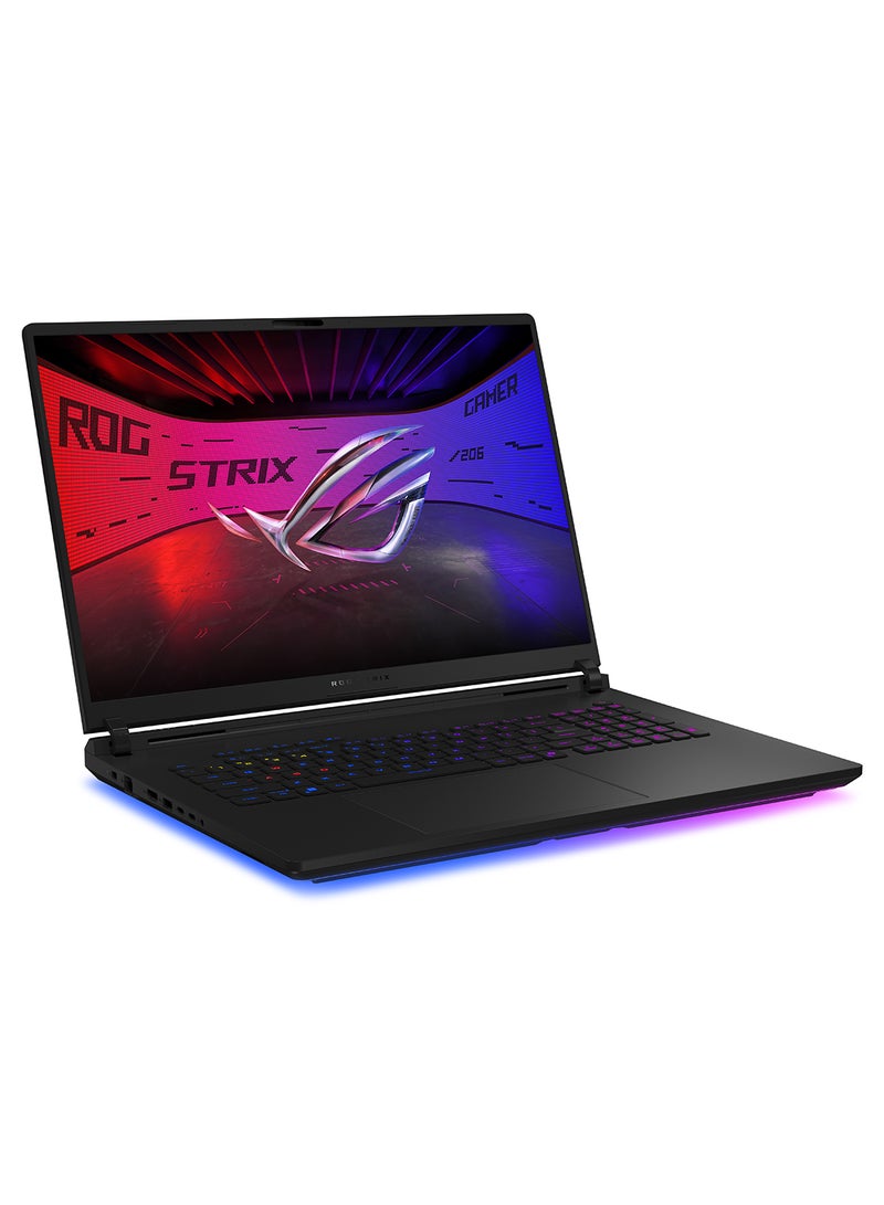 أسوس لابتوب ROG Strix SCAR 18 (2025) بشاشة 18 بوصة، مع معالج Core Ultra 9 275HX/ذاكرة RAM سعة 64GB/قرص صلب سعة 2TB + 2TB SSD/بطاقة رسومات NVIDIA GeForce RTX 5090 بسعة 24GB/نظام Windows 11 Home - Image 4