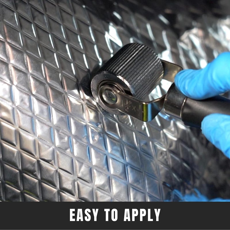 Excefore Car Sound Deadening Mat, Butyl Automotive Sound Deadener, Audio Noise Insulation and Dampening, Noise Insulation and Vibration Dampening Material, (5 Pcs 80 MIL 36 SQFT) - Image 3