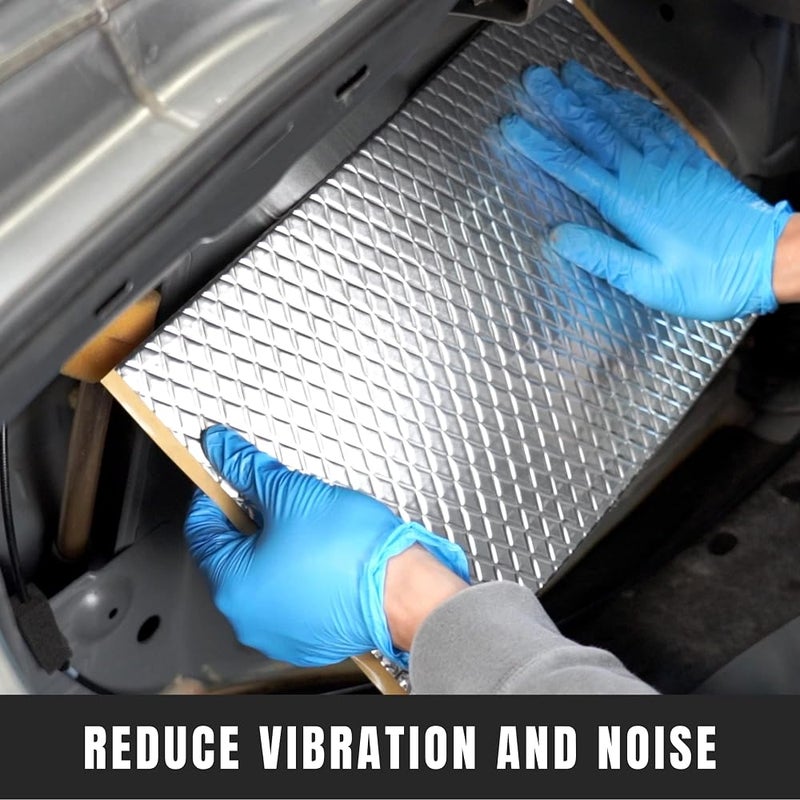 Excefore Car Sound Deadening Mat, Butyl Automotive Sound Deadener, Audio Noise Insulation and Dampening, Noise Insulation and Vibration Dampening Material, (5 Pcs 80 MIL 36 SQFT) - Image 2