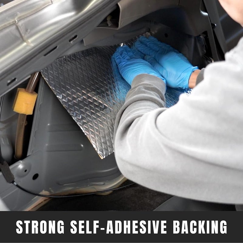 Excefore Car Sound Deadening Mat, Butyl Automotive Sound Deadener, Audio Noise Insulation and Dampening, Noise Insulation and Vibration Dampening Material, (5 Pcs 80 MIL 36 SQFT) - Image 4