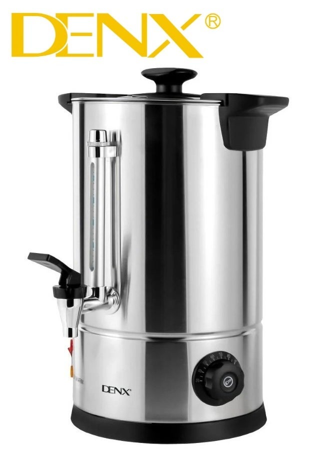 Denx Electric Water Boiler Dx3406 – 10L Large Capacity Stainless Steel Double Wall Kettle, 1800W Fast Heating With Auto Shut-Off & Safety Features – Ideal For Homes, Offices & Events - Image 1