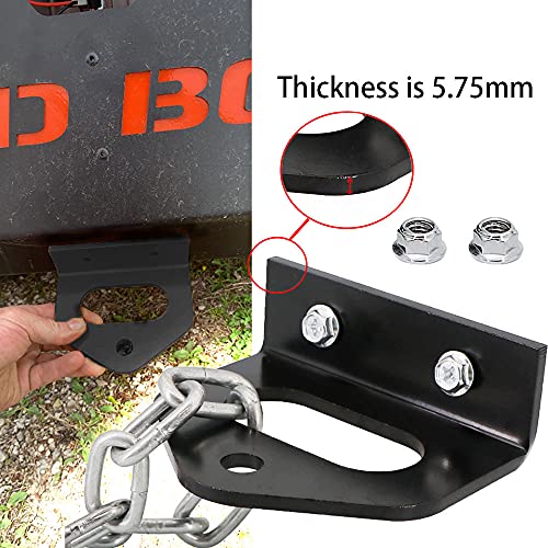 Tektall Heavy Duty Rear Bolt on Trailer Tow Hitch Kit Replace for Bad Boy 093-1000-00 MZ, MZ Magnum ZT CZT Maverick LawnMowers - Image 2