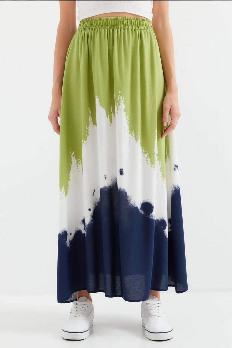 BIG DART BDART Gradient Maxi Skirt with Elastic Waist - Image 3