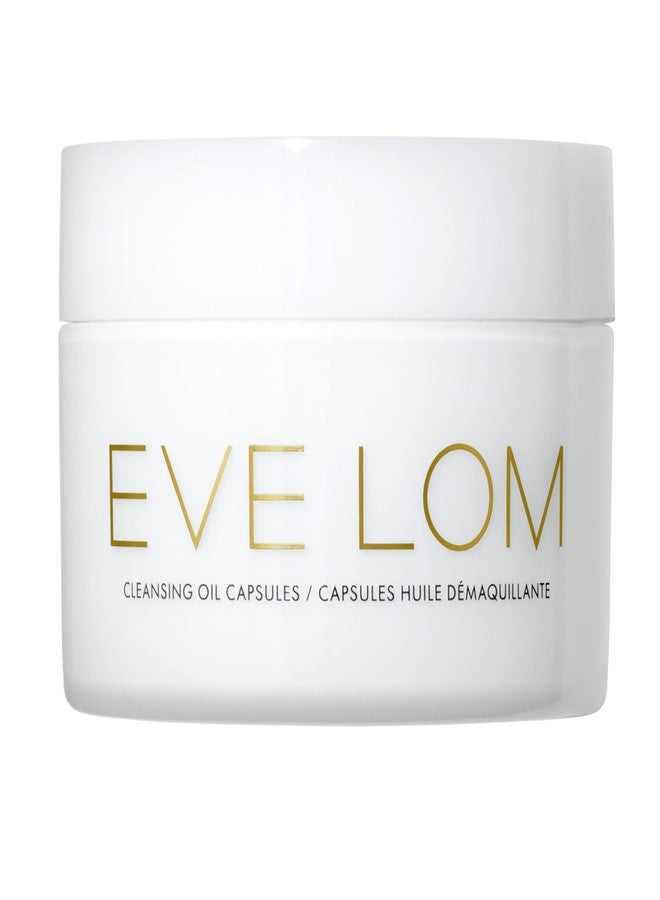 EVE LOM Cleansing Oil Capsules for Face - Omega-Rich Botanical Blend Dissolves Makeup & Impurities - Long-Lasting Hydration for Soft Skin (50 Count) - Image 1