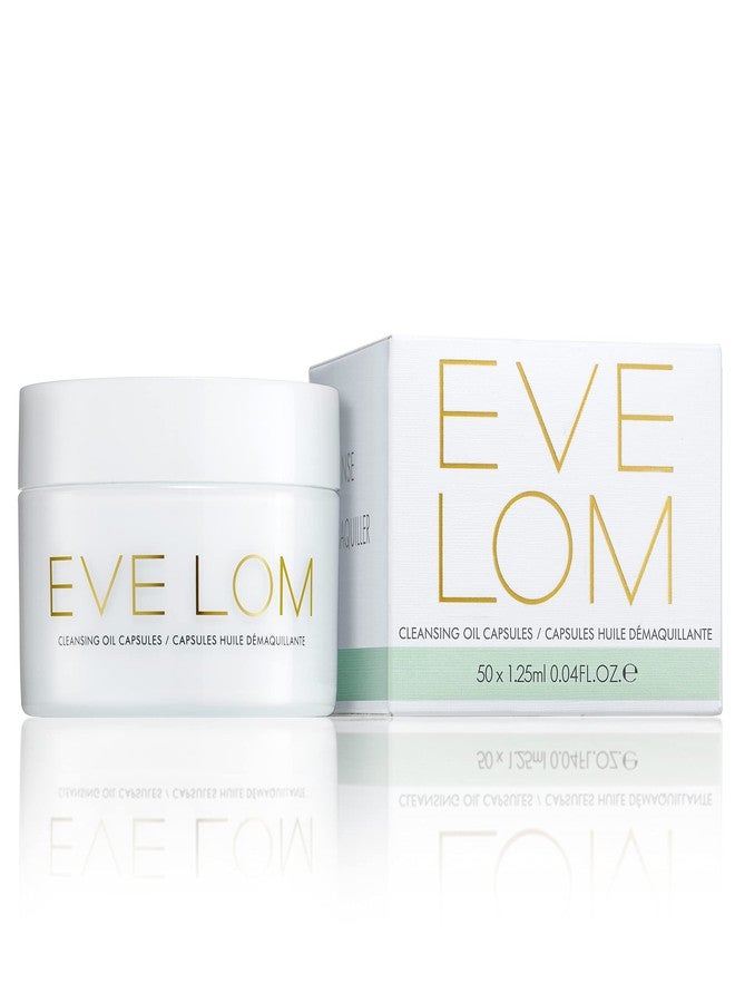 EVE LOM Cleansing Oil Capsules for Face - Omega-Rich Botanical Blend Dissolves Makeup & Impurities - Long-Lasting Hydration for Soft Skin (50 Count) - Image 2