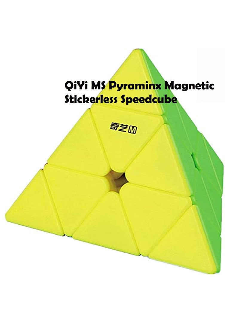 QiYi MS Pyraminx Magnetic Stickerless Speed cube - Image 1
