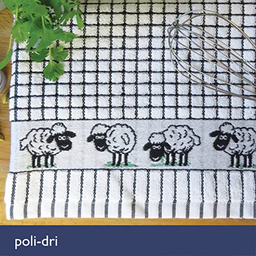 Samuel Lamont Poli Dri 100% Cotton Dish Towel - Black Sheep - Image 3