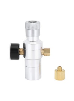 CO2 Regulator, Aluminium Mini Gas Regulator Beer Soda Water Making Tool MFL 3/8‑Inch 0‑150PSI, CO2 Gauge Carbon Dioxide Regulator