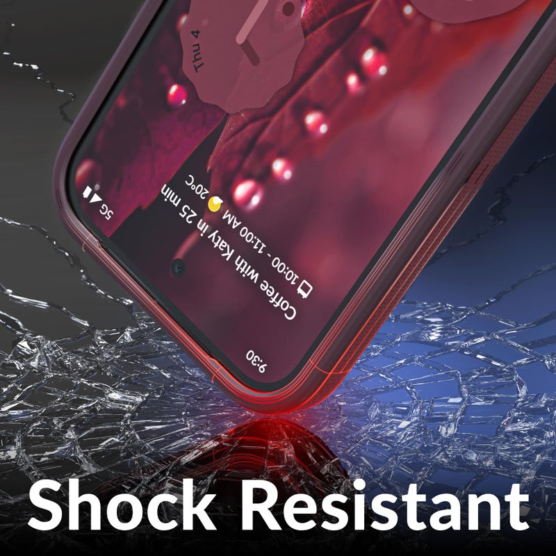 Crave for Google Pixel 9a Case, Shockproof Protection Dual Layer Case for Google Pixel 9a (6.3 inch) - Berry - Image 5