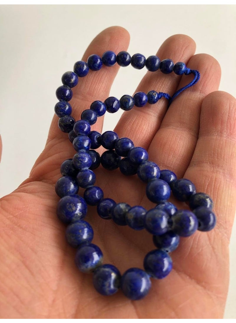 Hasyılmaz - Natural Lapis Lazuli Stone Variable Size Series 6-12MM - Image 1