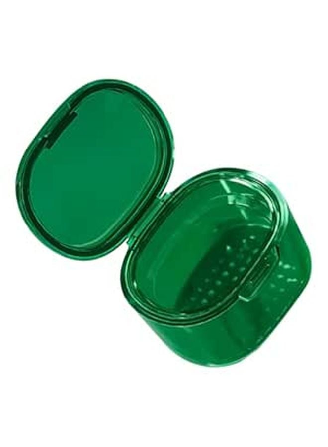 Portable Retainer Case Travel Storage Box for Invisible Aligners and Dentures - Image 1