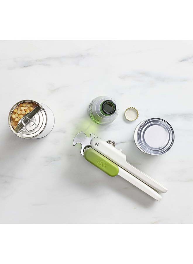 Joseph Joseph - Joseph Joseph Pivot 3-in-1 Can Opener - White/Green - Image 1