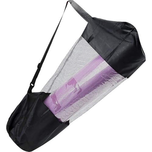 Bodylastics Yoga Mat for Men and Women with Carry Bag TPE 6ft x 2ft x 6mm Large Size Anti Slip & Anti Tear Workout Mat (Pink/Grey) - Image 3