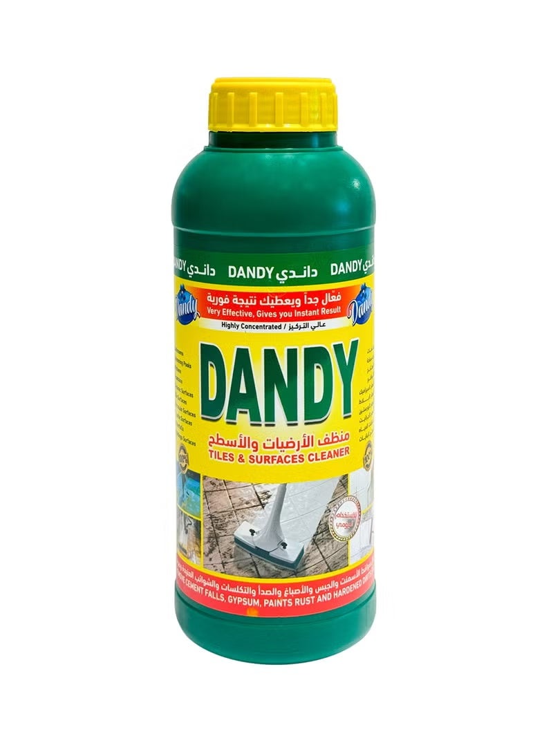 DANDY Tiles & Surfaces Cleaner, Remove Cement Falls, Gypsum, Paints Rust And Hardended Dirts ETC, 1L