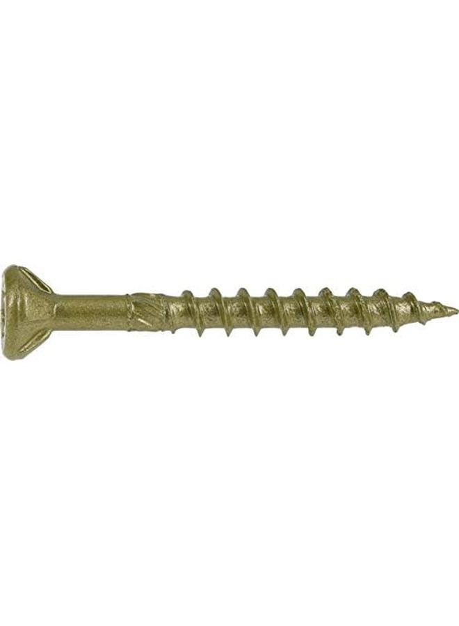Power Pro 48595 Premium Outdoor Wood And Deck Screws 8 X 1 1 2 Inch Rust Resistant Bronze For Exterior Use T 20 Drive Bronze 1Lb Box 208 Pcs  - Image 4
