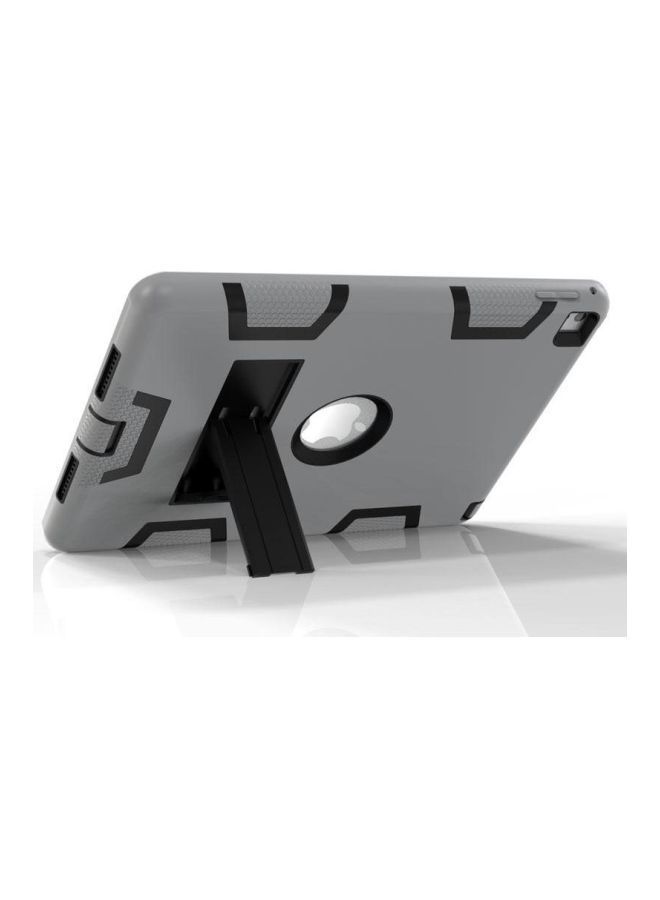 NIBEMINENT Defender Case Cover With Kickstand For Apple iPad Air 2/6 9.7-Inch Black/Grey  - Image 2