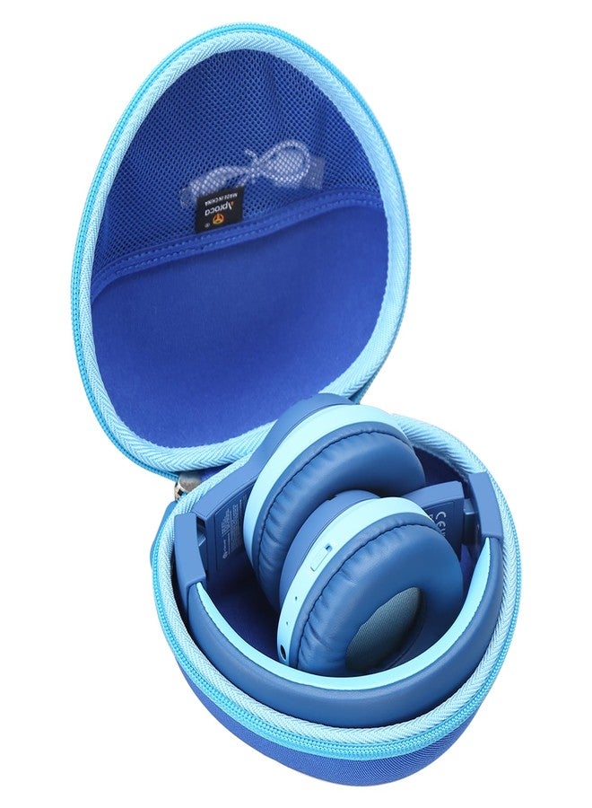 Aproca Kids Headphones Case Compatible with iClever BTH12 / HS19 / BTH26 Kids Bluetooth Headphones, Storage Hard Bag - Blue (Case Only) - Image 1