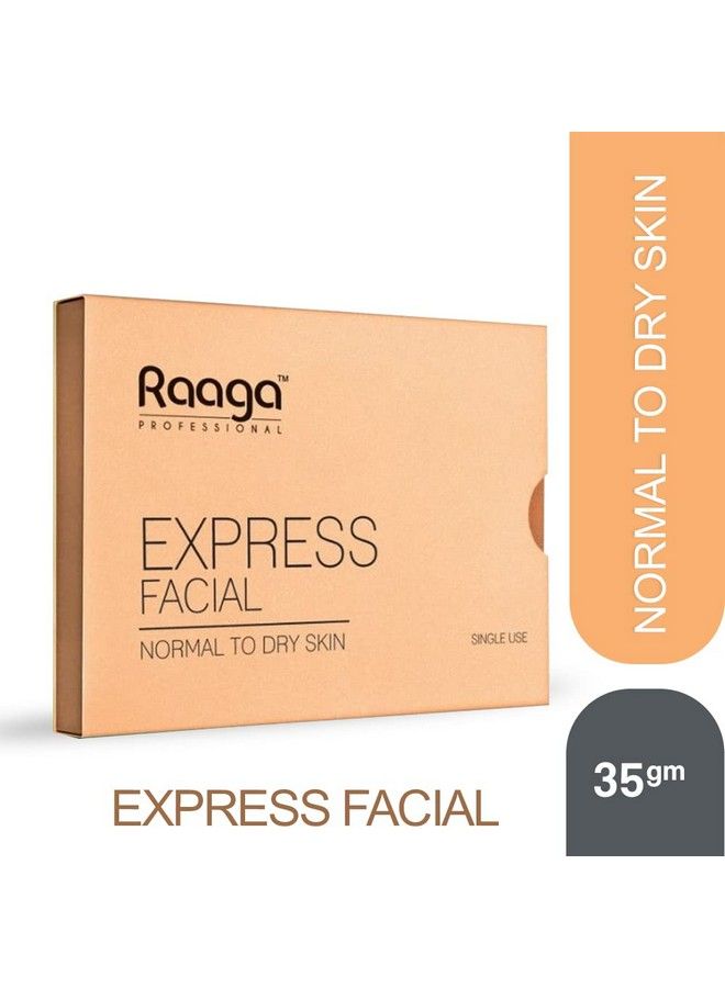 RAAGA PROFESSIONAL Express Facial Kit (1+1) ; Normal To Dry Skin; One Time Facial Kit With 6 Sachets 35Gm - Image 3