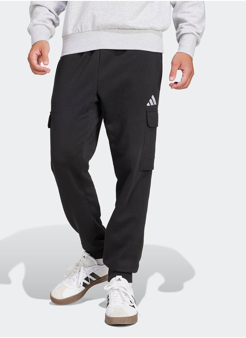 Adidas Essential Feelcozy Fleece Cargo Joggers  - Image 1