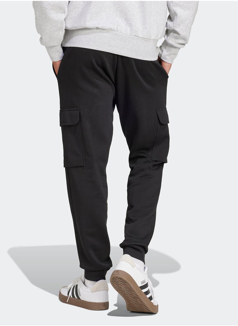 Adidas Essential Feelcozy Fleece Cargo Joggers  - Image 2
