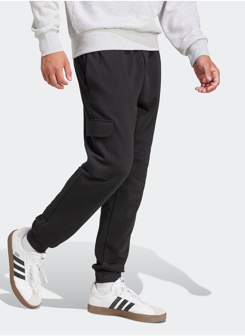 Adidas Essential Feelcozy Fleece Cargo Joggers  - Image 5