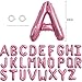 TONIFUL 52 Pieces 16 Inch Light Pink Letter AZ BalloonsCustom Phrase Mylar Foil Alphabet Letter DIY Personalized Phrase Banner for Birthday Anniversary Celebration Graduation Party Supplies Decor - Image 2