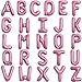 TONIFUL 52 Pieces 16 Inch Light Pink Letter AZ BalloonsCustom Phrase Mylar Foil Alphabet Letter DIY Personalized Phrase Banner for Birthday Anniversary Celebration Graduation Party Supplies Decor - Image 4