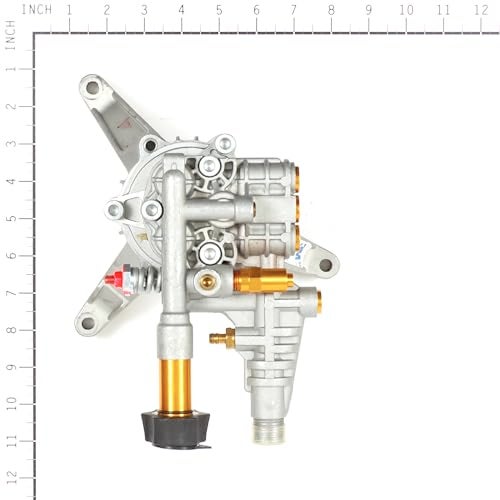 Simpson طقم مضخة غسيل ضغط بديل عمودي من OEM Technologies 90025، 2400 PSI، 2.0 GPM، عمود 7/8"، يشمل الأجهزة وأنبوب السيفون، للآلات السكنية والصناعية التي تعمل بالغاز - Image 4