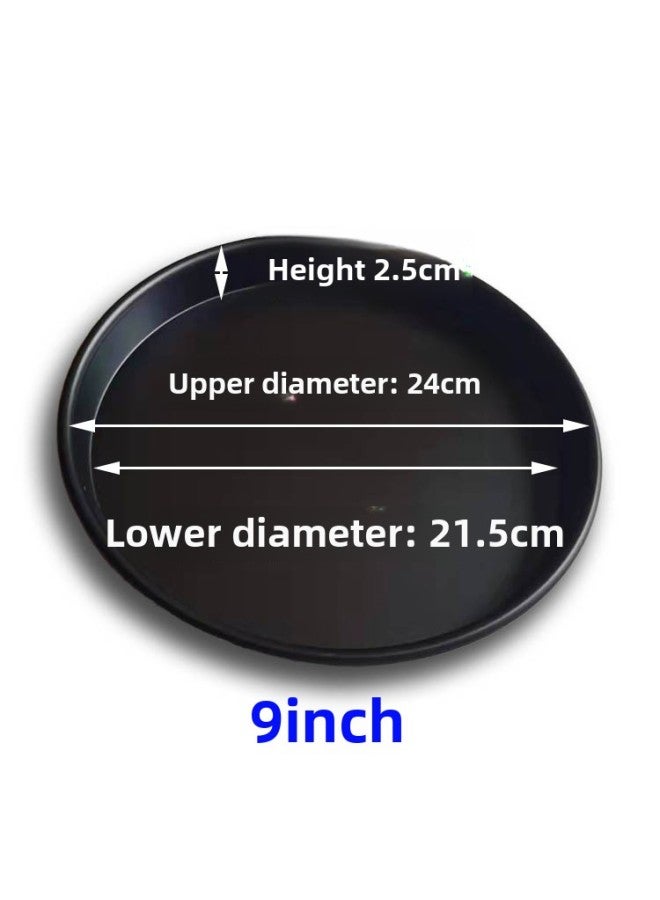 Pizza Plate Pie Bottom Baking Pan Household Oven Utensils Special 6/8/9/10 Inch Non-stick Pizza Mold Baking Tools-Color:9inch Medium (coated Version) - Image 1