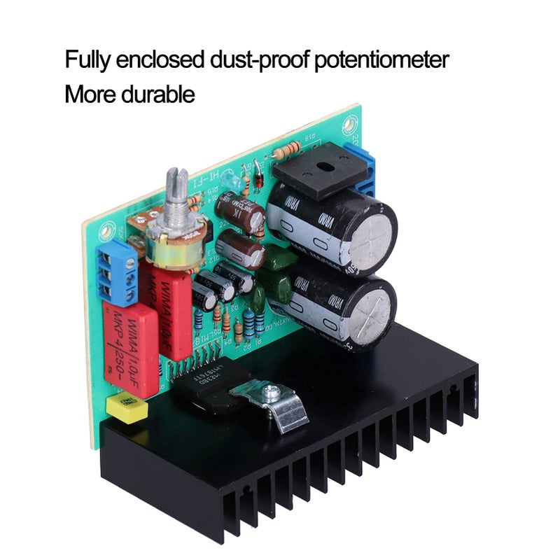 LM1876 لوحة مكبر الصوت 2 قناة وحدة طاقة ستيريو HiFi مع مشتت حراري كبير - Image 5