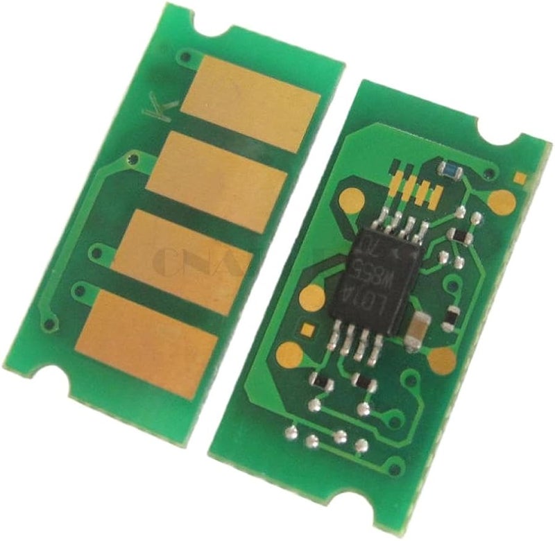 شريحة خرطوشة الحبر الصفراء 4 قطع بديلة لـ SPC220 SP C220 C220s 222dn C222 C240dn C240 240dn 240sf موديلات الطابعات - Image 2