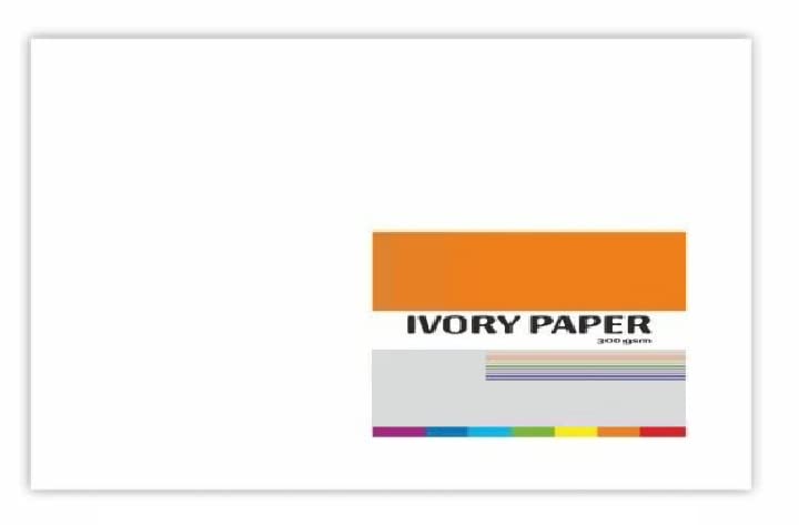 FIRST CLICK Ivory Papers Drawing Paper Chart Sheet 300 GSM Big Size Full (56 x 71 cm) Pack of 3 Sheets Chart Paper - Image 2