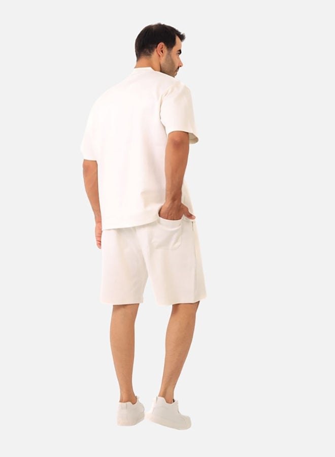 WHITE RABBIT Printed White Cotton Men Pajama - Image 5