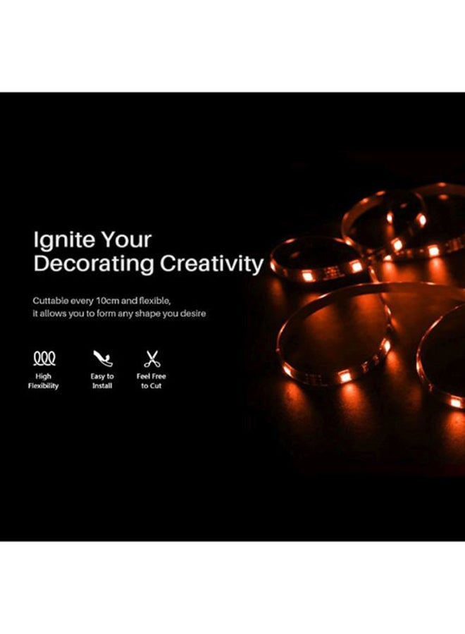 NIBEMINENT L1 RGB Dimmable Waterproof WiFi Flexible Strip Light For Alexa Google Home Black - Image 4