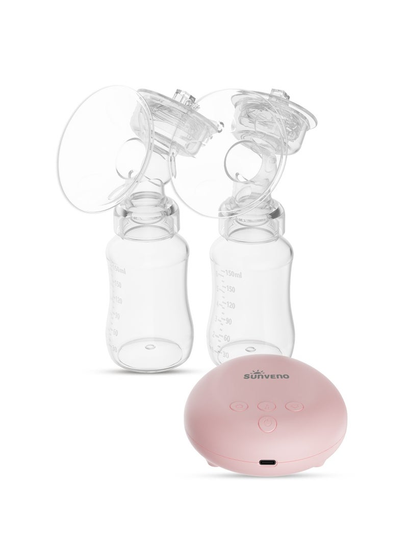 صنفينو Automatic Dual Breast Pump with Controller - White - Image 2