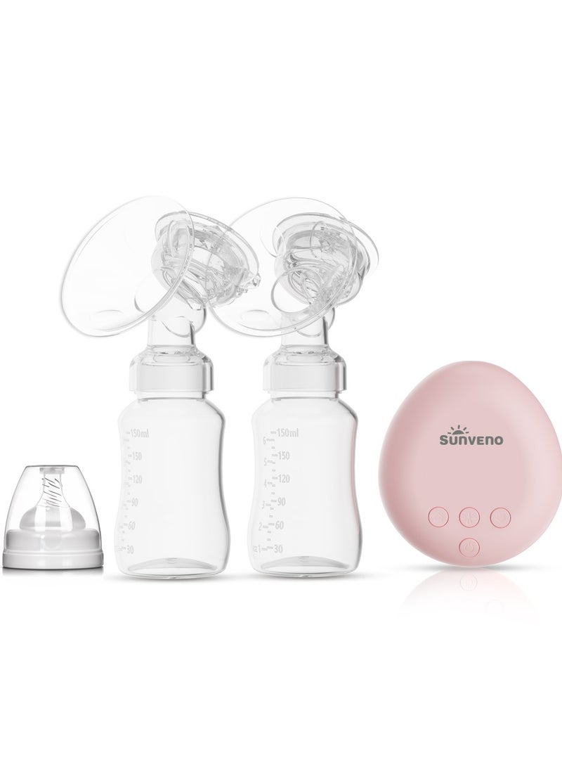 صنفينو Automatic Dual Breast Pump with Controller - White - Image 1