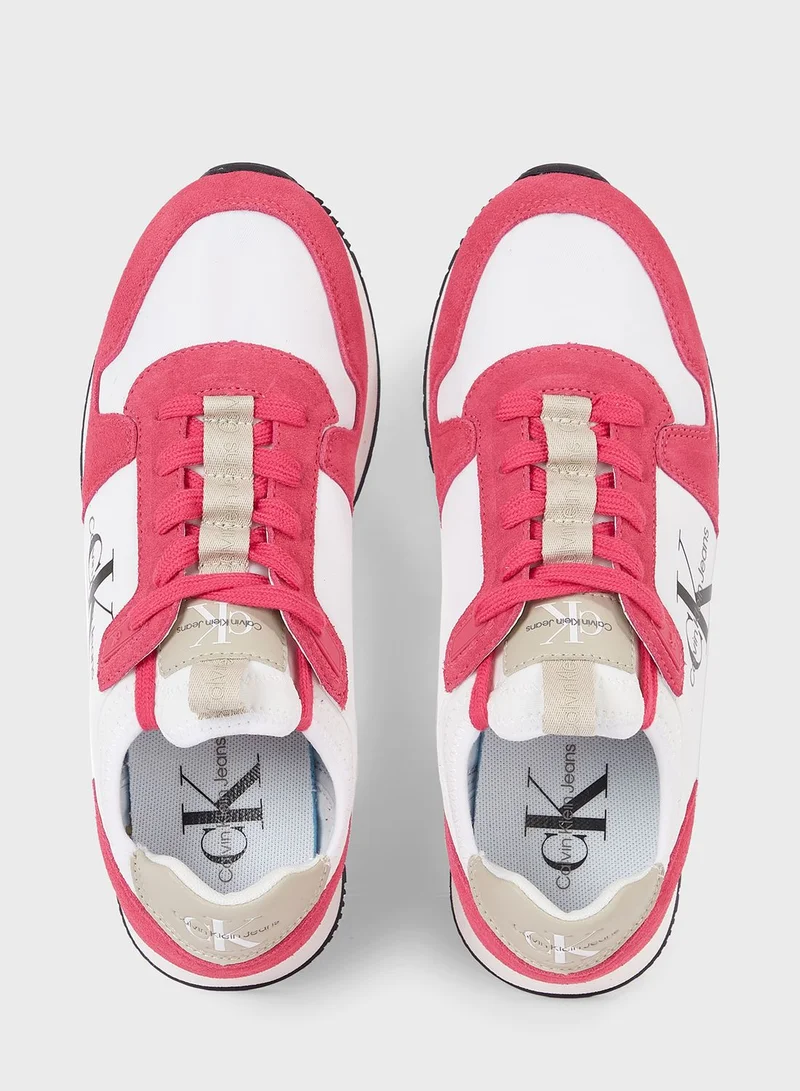 Calvin Klein Jeans Runner Sock Lace Up Sneakers