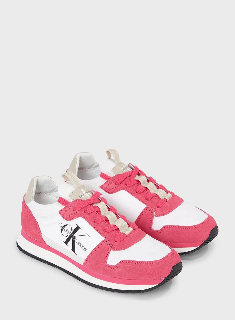 Calvin Klein Jeans Runner Sock Lace Up Sneakers