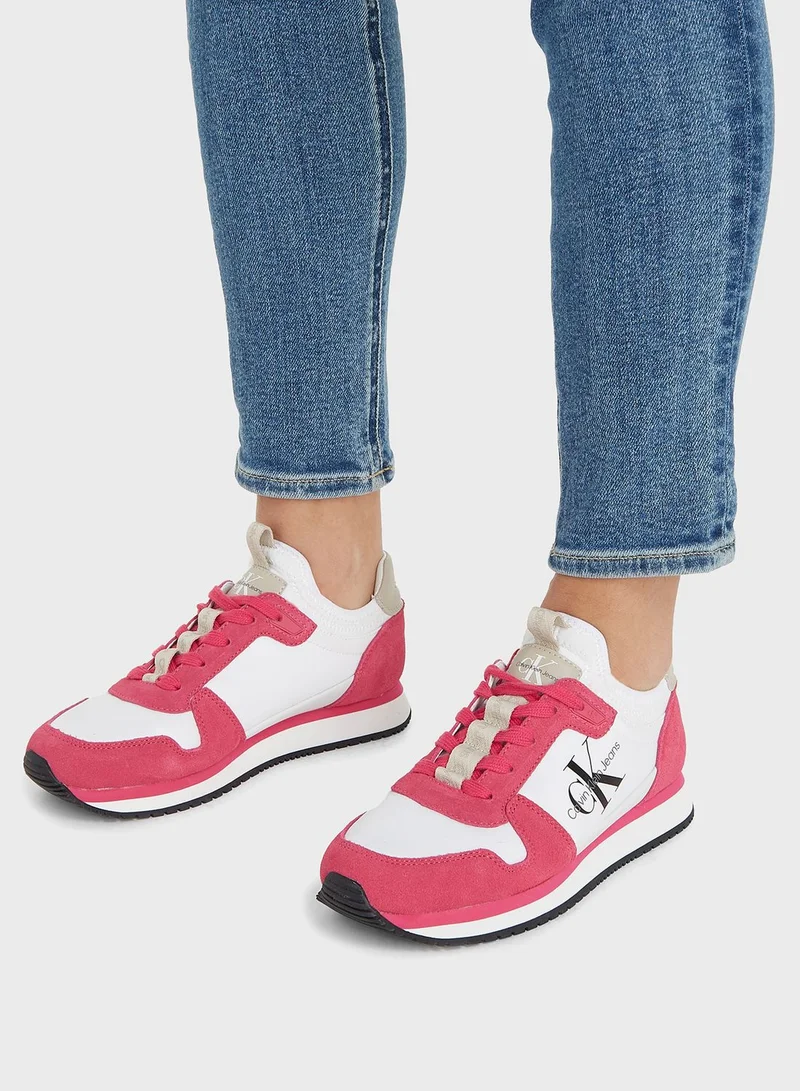 Calvin Klein Jeans Runner Sock Lace Up Sneakers