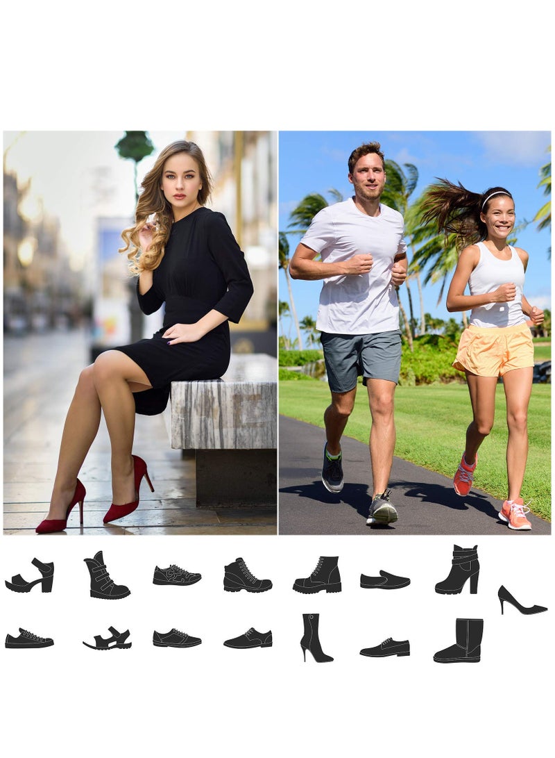 SYOSI Women'S Forefoot Five-Finger Socks Honeycomb Fabric Metatarsal Pads Invisible Breathable Decompression Cushioning Summer High Heels Shallow Mouth Ice Stockings (5 Colors, 10 Pairs) - Image 4